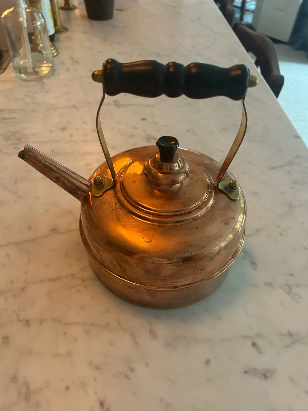 Simplex Kensington Copper Whistling Kettle